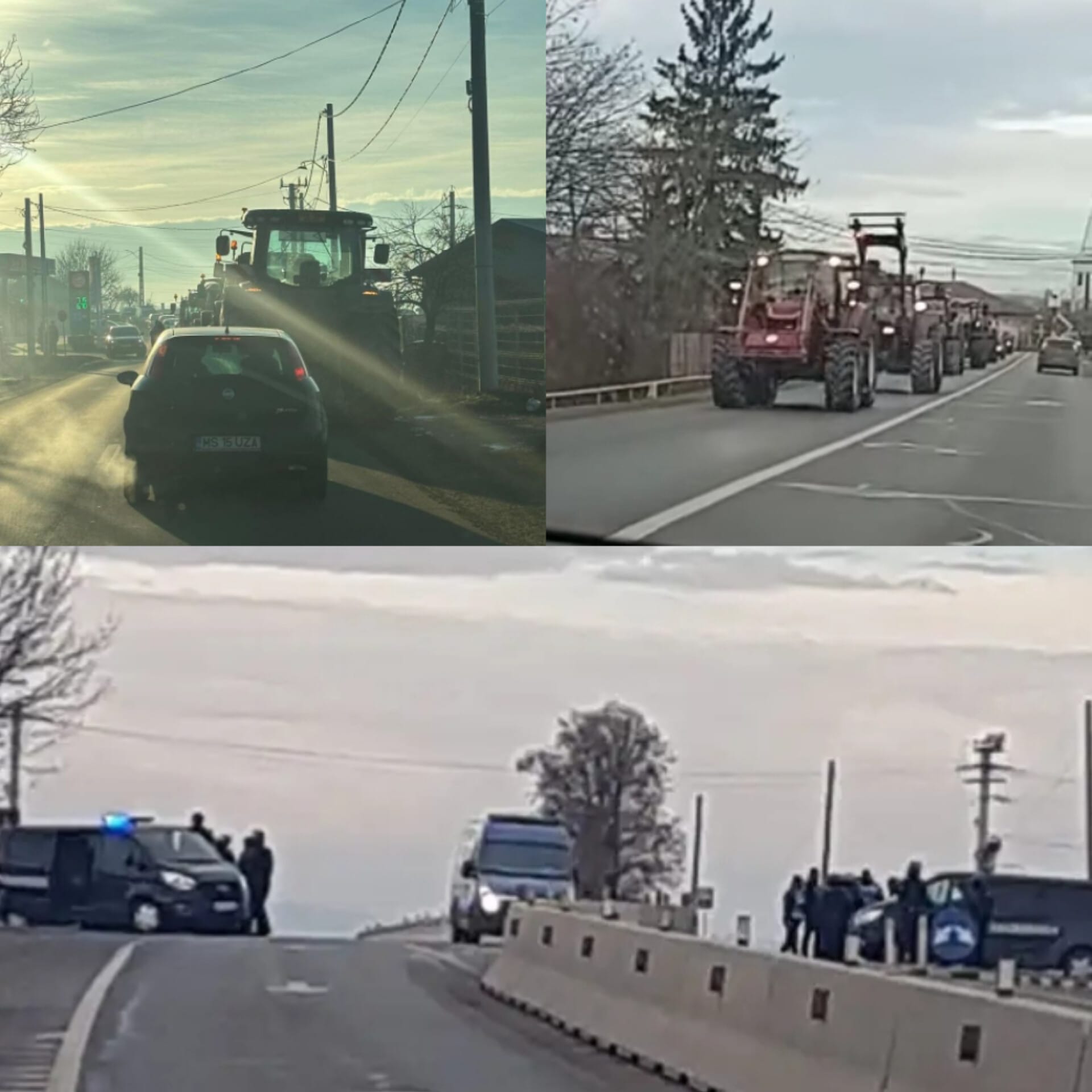 Poliția recomandă evitarea E60 de la Sânpaul spre Târgu Mureș