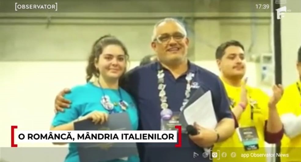 Laura Ponci, tânără cu părinții sighișoreni, calificată la Campionatul Mondial de Robotică