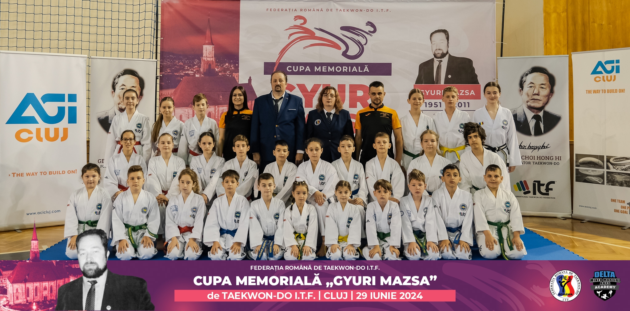 Echipa Jaguar Academy Mureș pe locul 2 la clasamentul general pe cluburi la Cupa Memorială Gyuri Masza din CLUJ