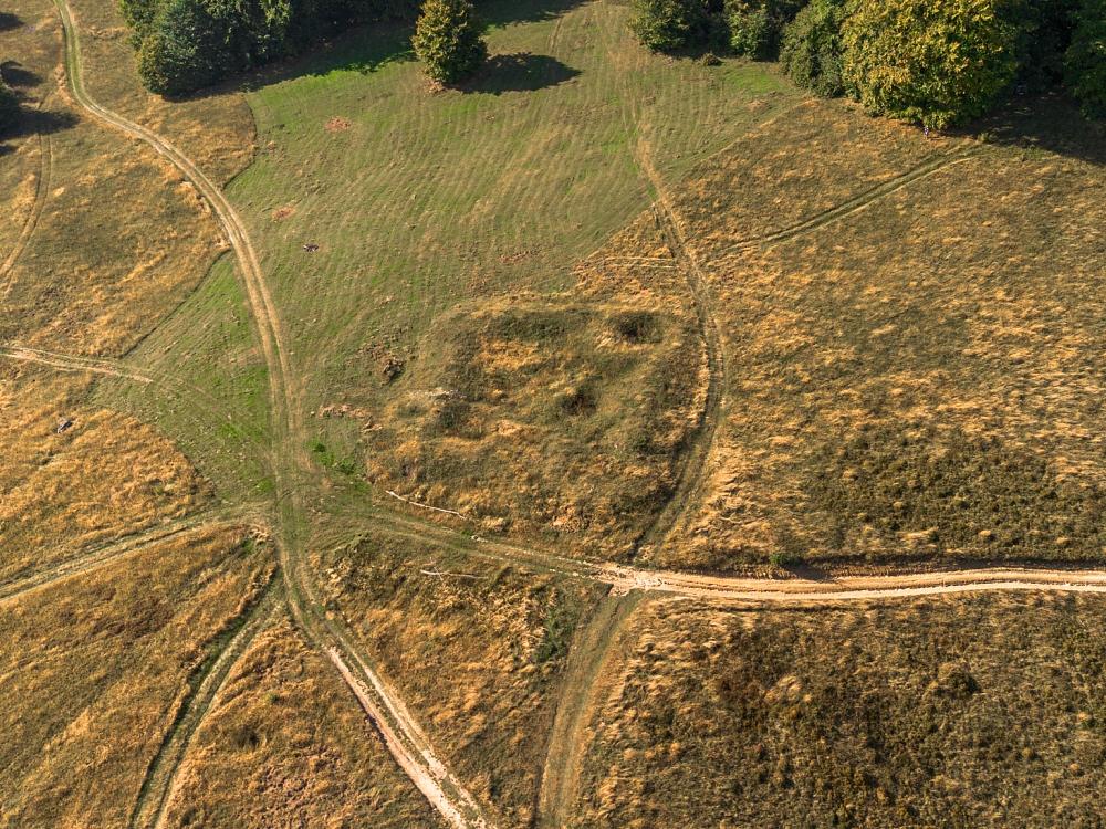 Castrul de la Zlatna, Trâmpoiele