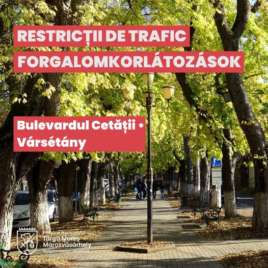 Restricții de trafic cu ocazia desfăşurării evenimentului “Zilele Culturale ale Romilor”