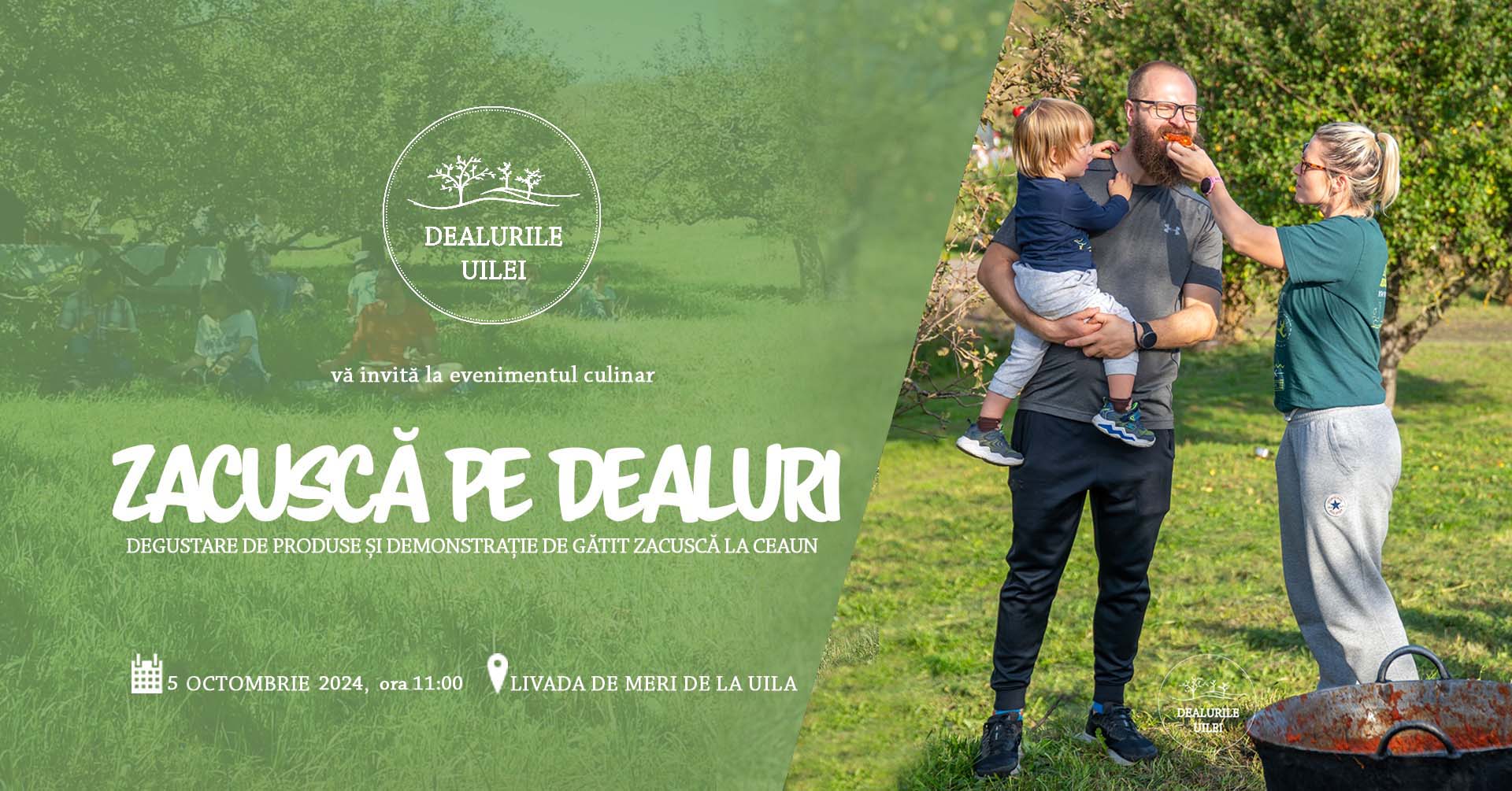 Zacuscă pe dealuri în satul Uila la începutul lunii octombrie