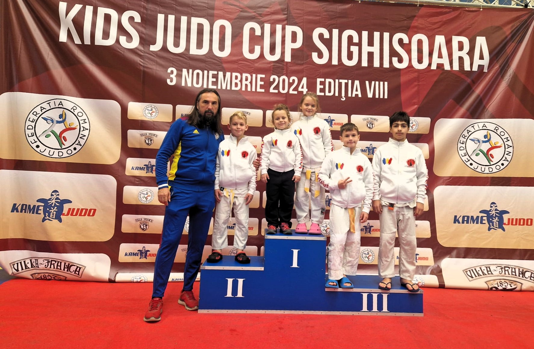 Samuraii Flori de Cireș pe podium la Kids Cup – Sighisoara 2024