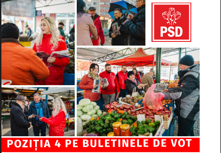 (P) PSD – Poziția 4 pe buletinele de vot