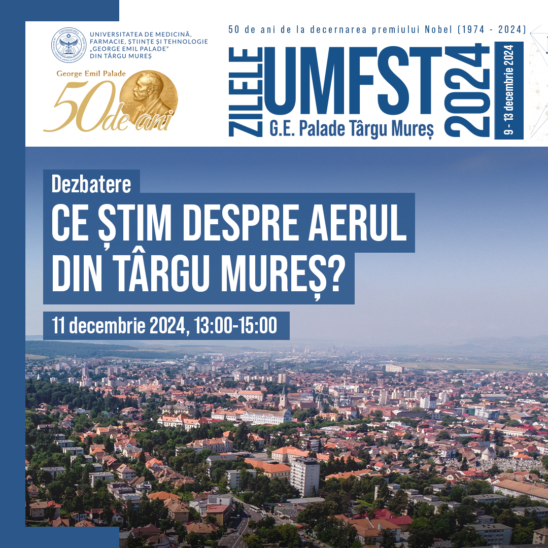 Dezbatere la UMFST „Ce știm despre aerul din Târgu Mureș?”