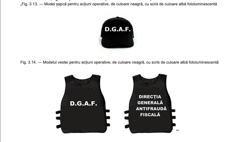 ANAF a completat uniformele inspectorilor fiscali antifraudă cu tricouri polo. Care este uniforma completă