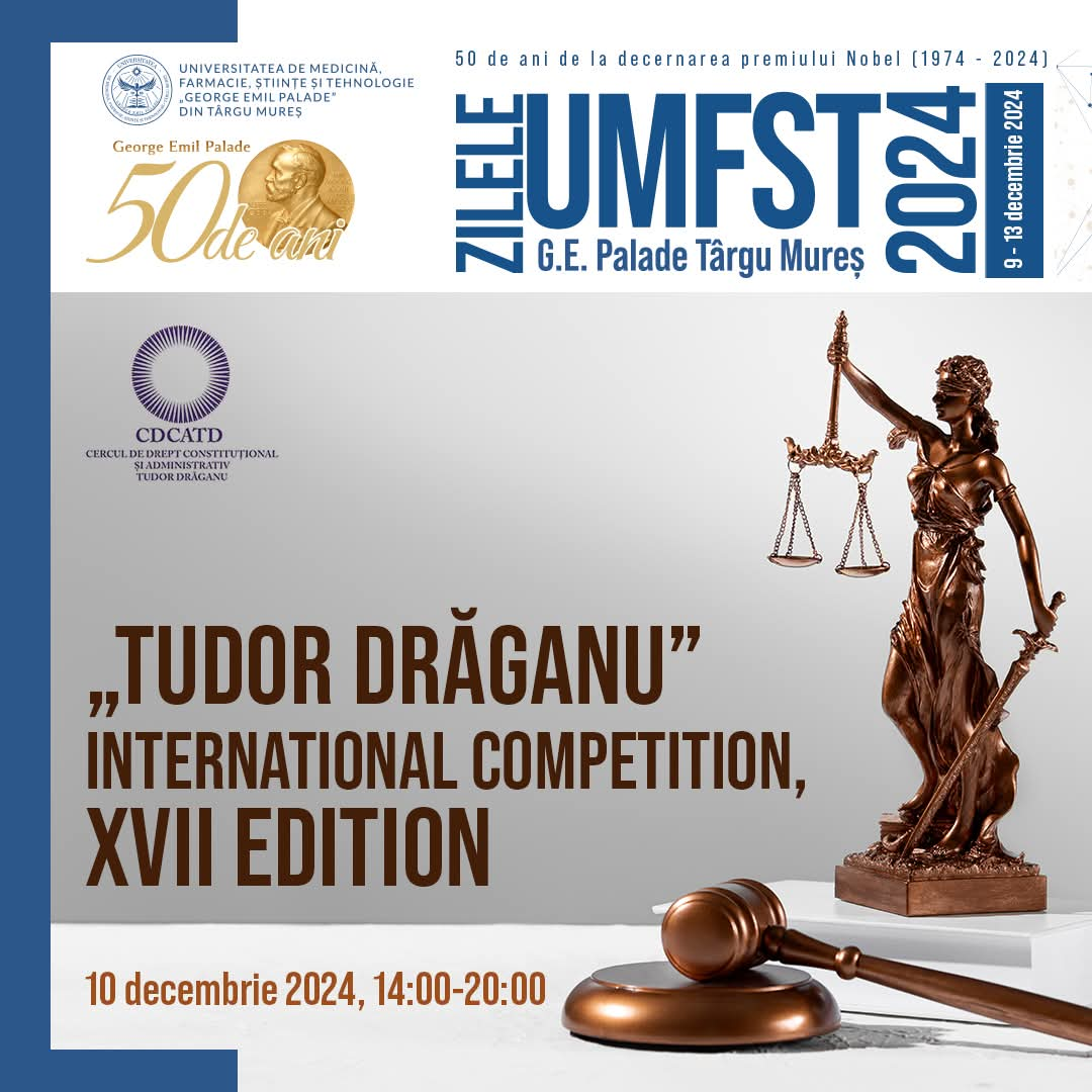 Zilele UMFST: Concursul studențesc de comunicări științifice „Tudor Drăganu”