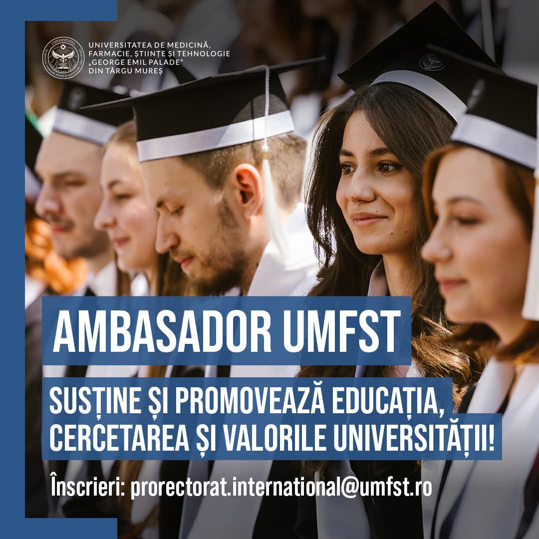 UMFST lansează programul Ambasador UMFST