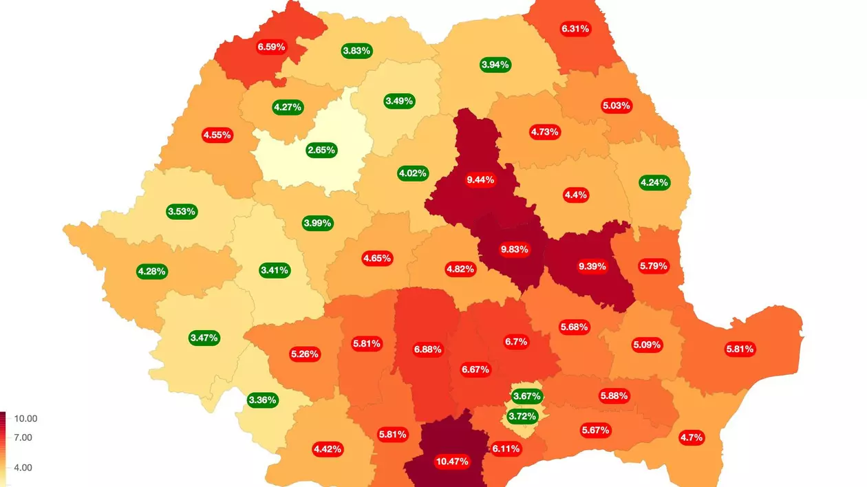 Cum stă județul Mureș pe Harta Șpăgii în spitalele din România