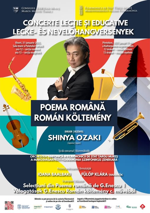 Concerte educative pentru copii susținute de Filarmonica târgumureșeană