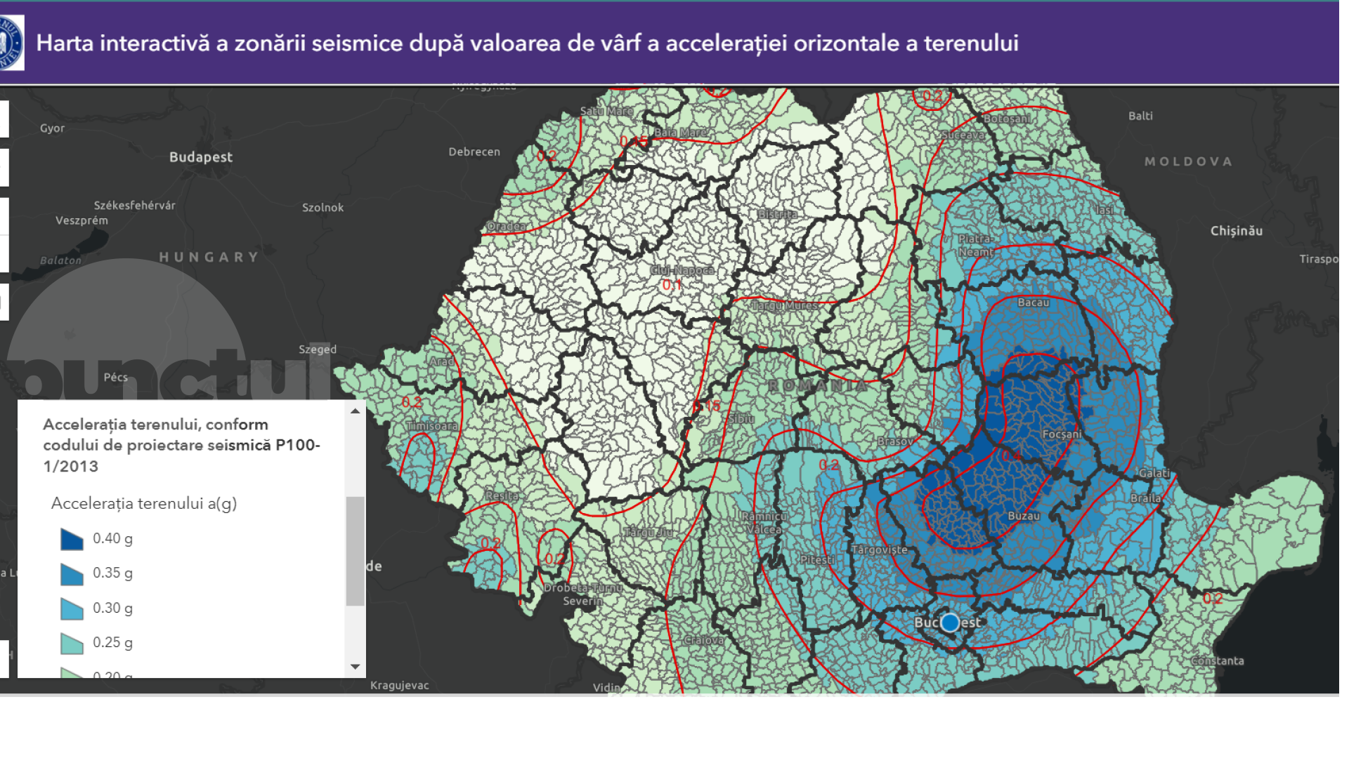 Cum se situează Mureșul pe prima hartă interactivă cu localităţile vizate de riscul seismic