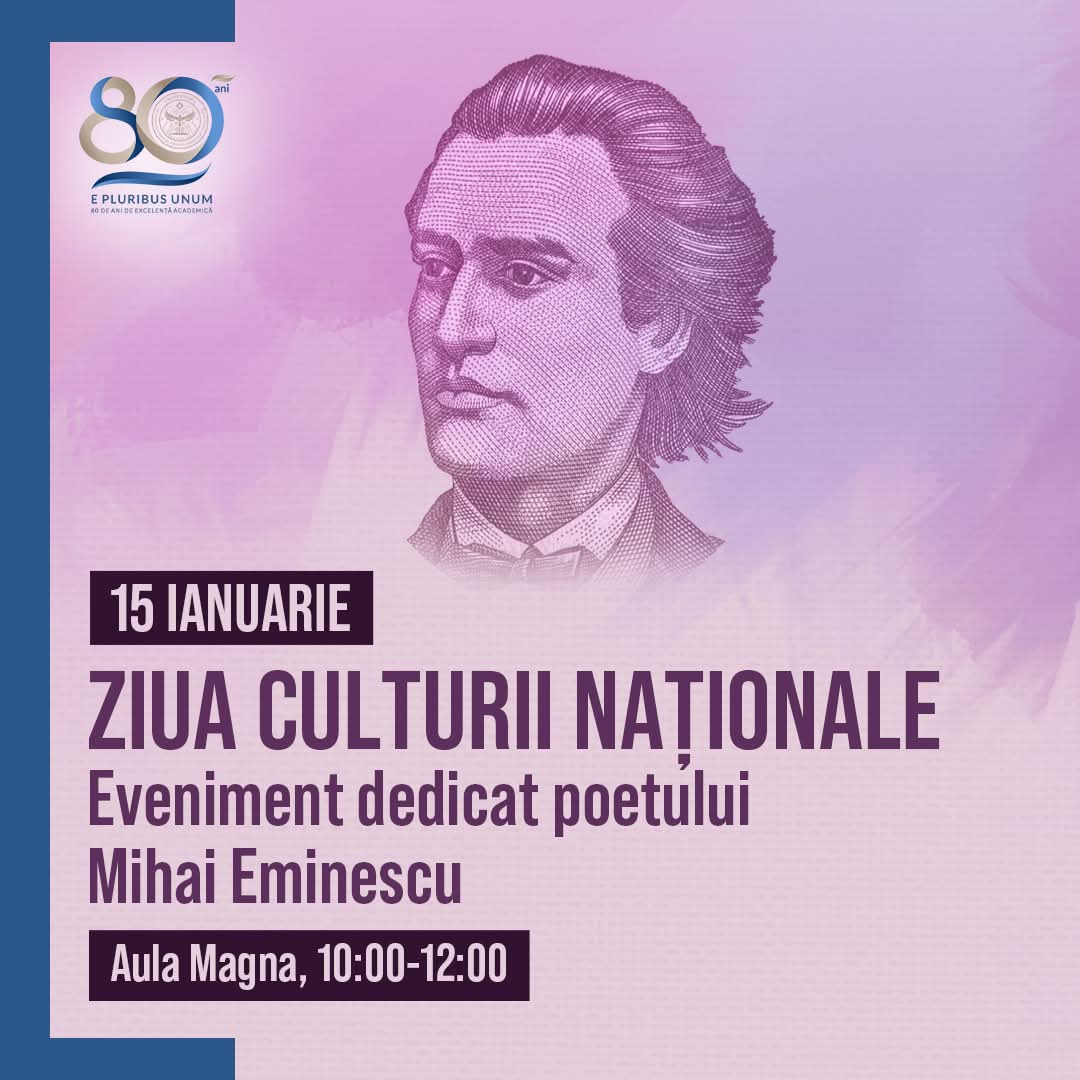 Ziua Culturii Naționale va fi sărbătorită la UMFST