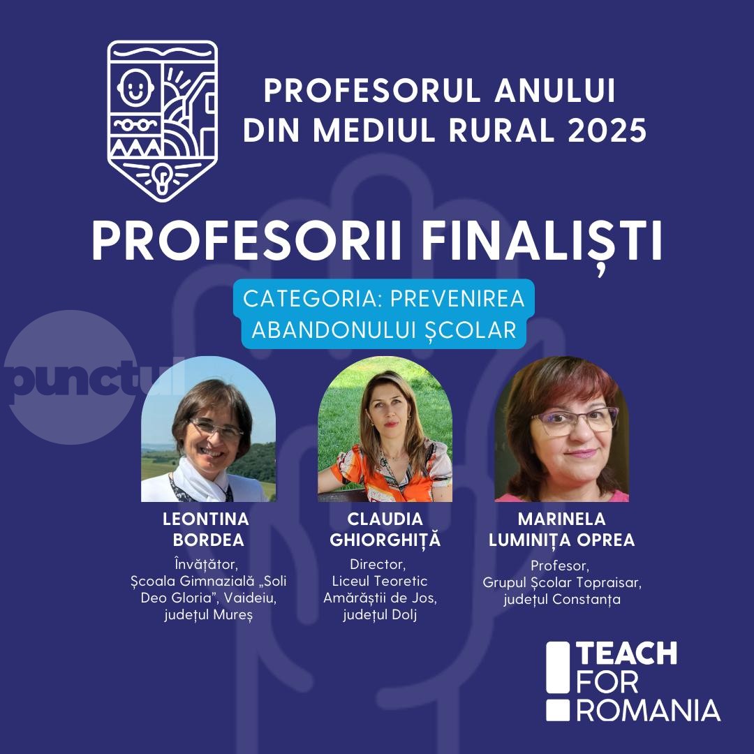 Leontina Bordea nominalizată la Gala Profesorul Anului din mediul rural