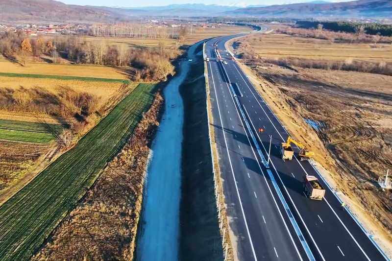 Autostrada de la Pitești la Curtea de Argeș, aproape de finalizare