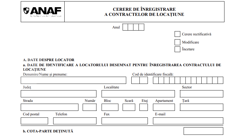 Cum se raportează veniturile din chirii realizate după 1 ianuarie 2025. Formularul actualizat