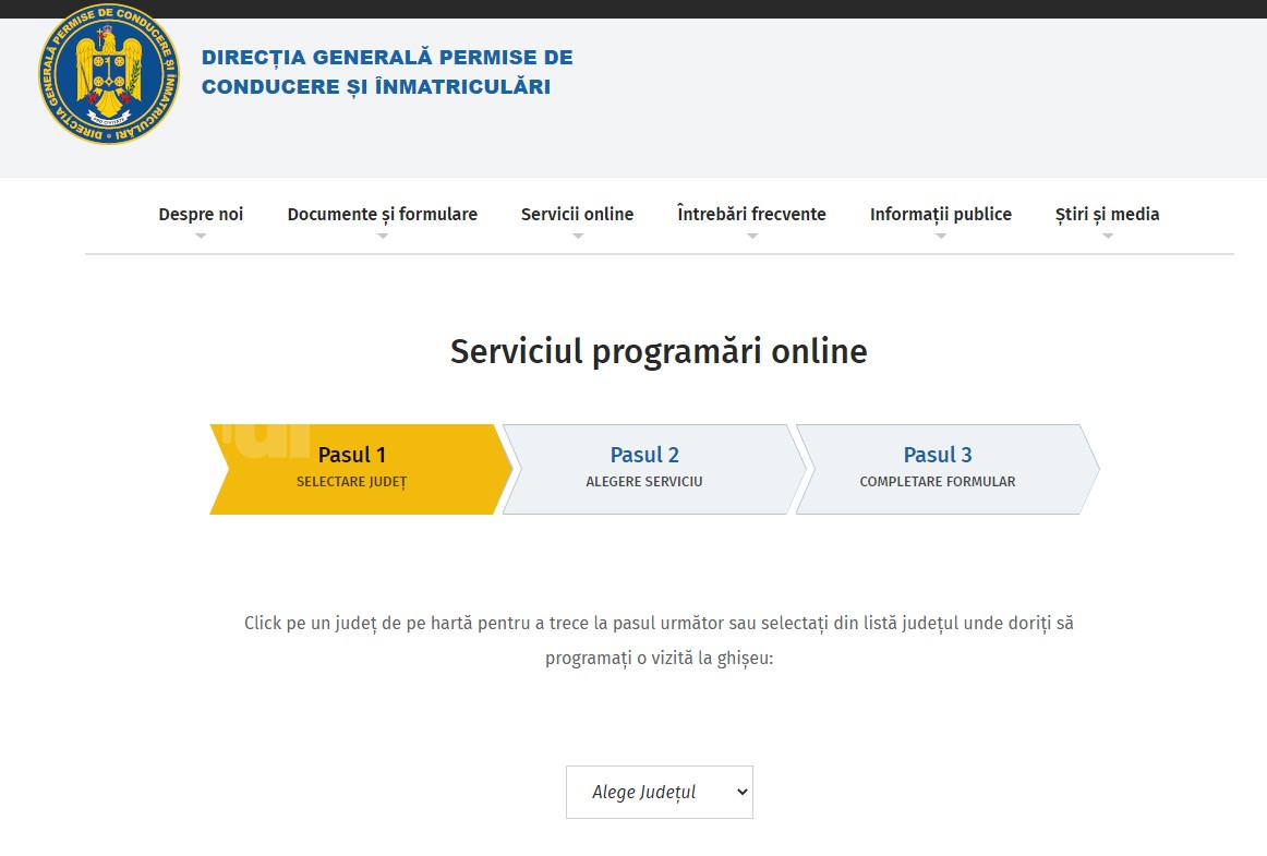 Programările online pentru înmatriculări și obținerea permiselor auto nu mai pot fi anulate