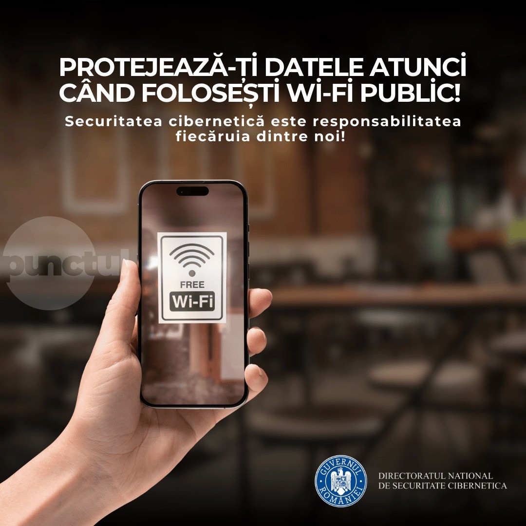  Protejează-ți datele atunci când folosești Wi-Fi public! 