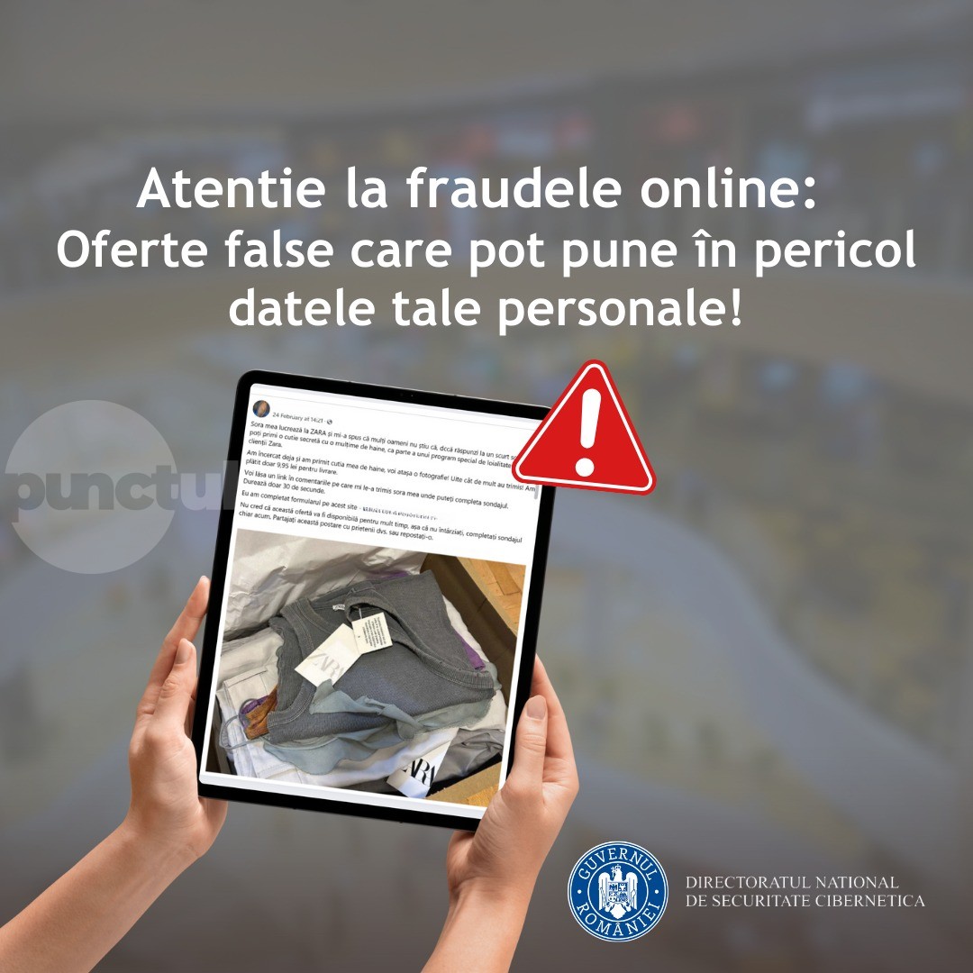 Atentie la fraudele online: Oferte false care pot pune în pericol datele tale personale!