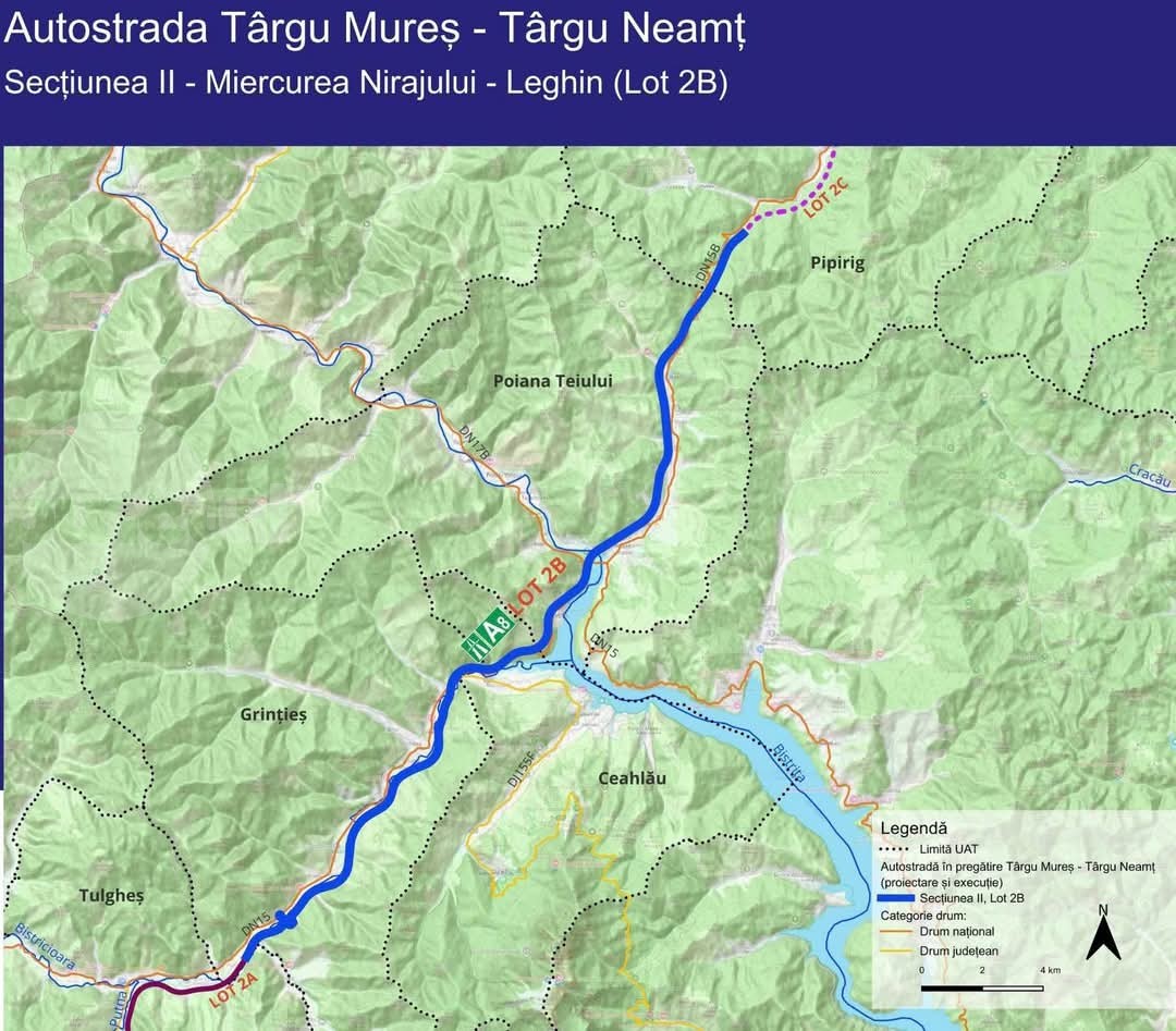 Oferte pentru lotul de autostradă Miercurea Nirajului-Leghin