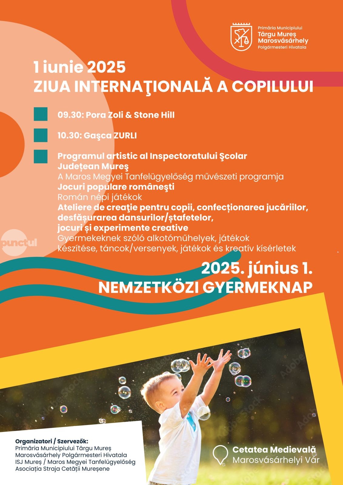 Ziua Copilului marcată la Târgu Mureș
