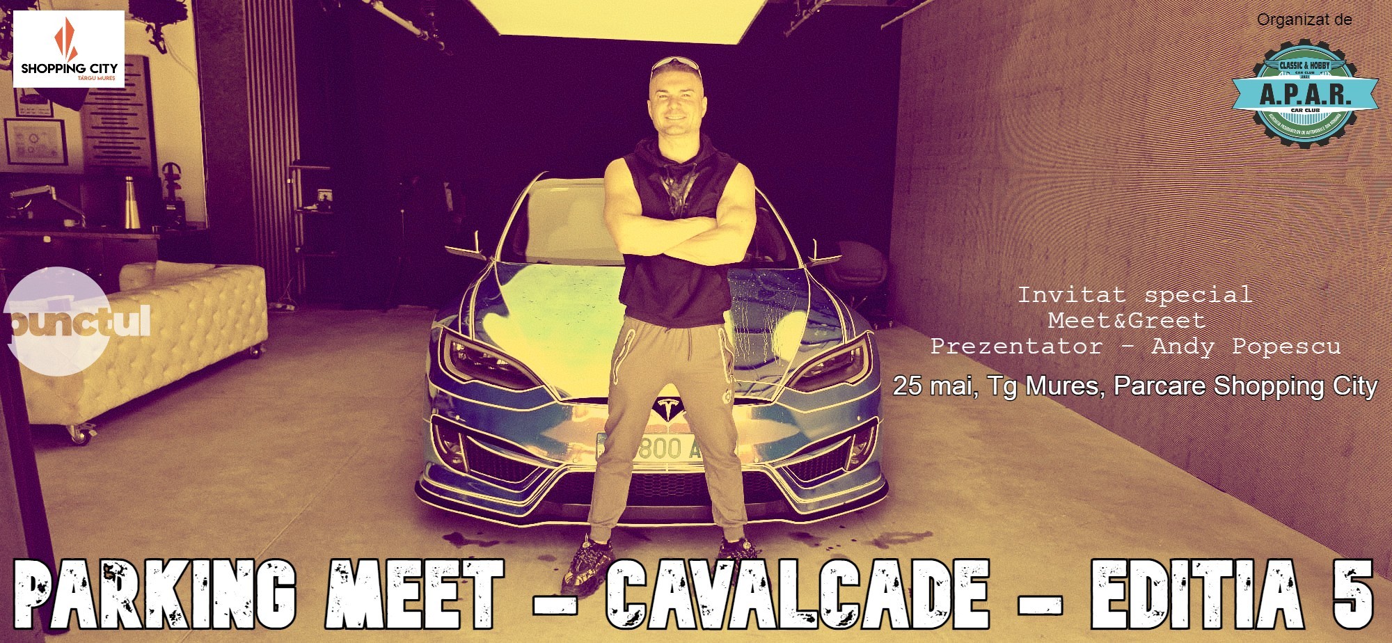 PARKING MEET – CAVALCADE 2025 la Shopping City Târgu Mureș