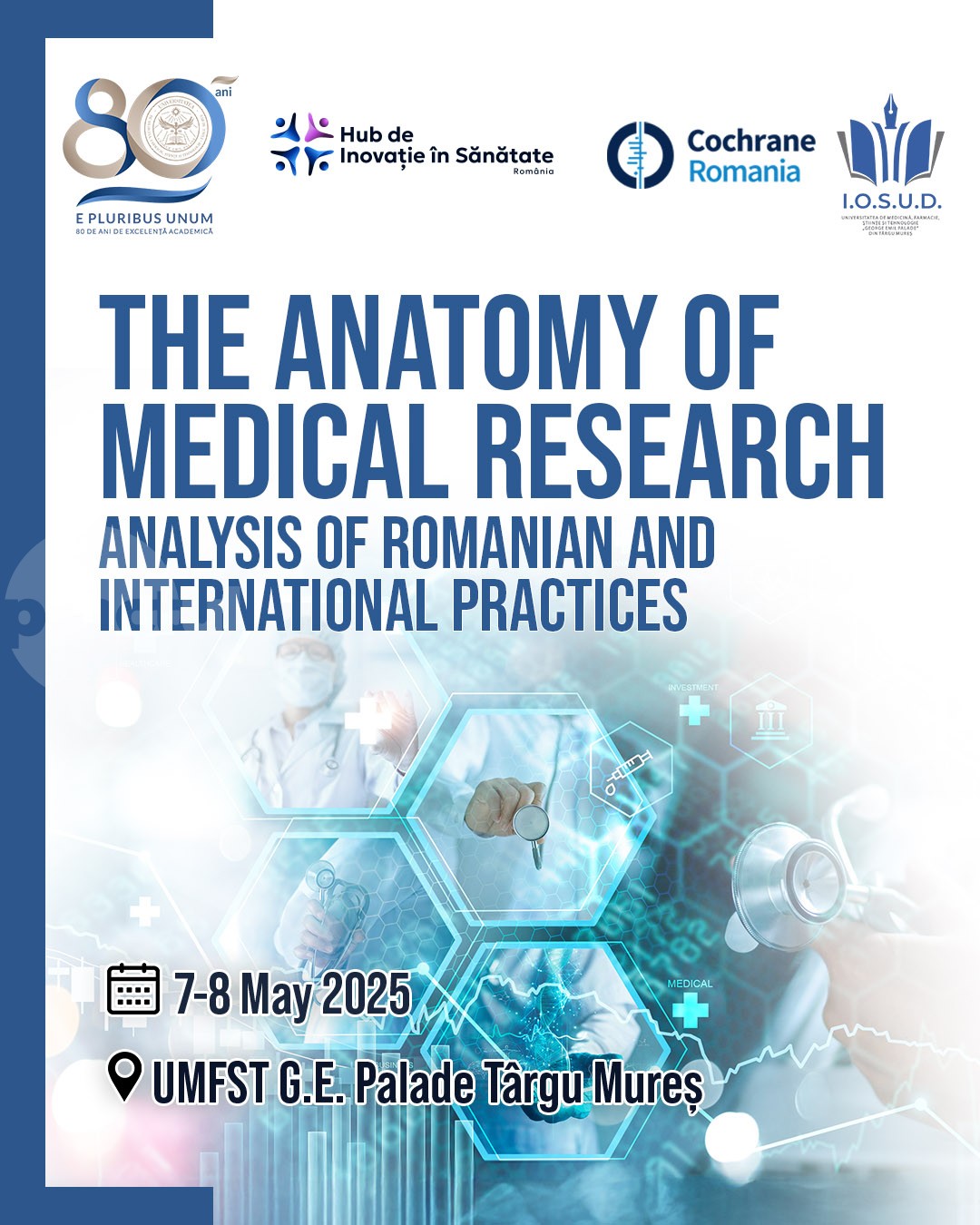 Eveniment la UMFST: „Anatomia cercetării medicale. Analiza practicilor românești și internaționale”