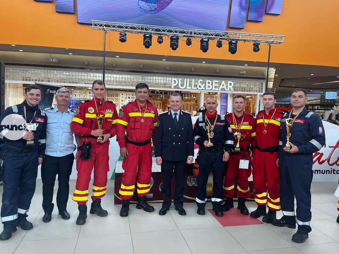 ISU Mureș pe podium la Competiția Națională de Descarcerare și Acordarea Primului Ajutor