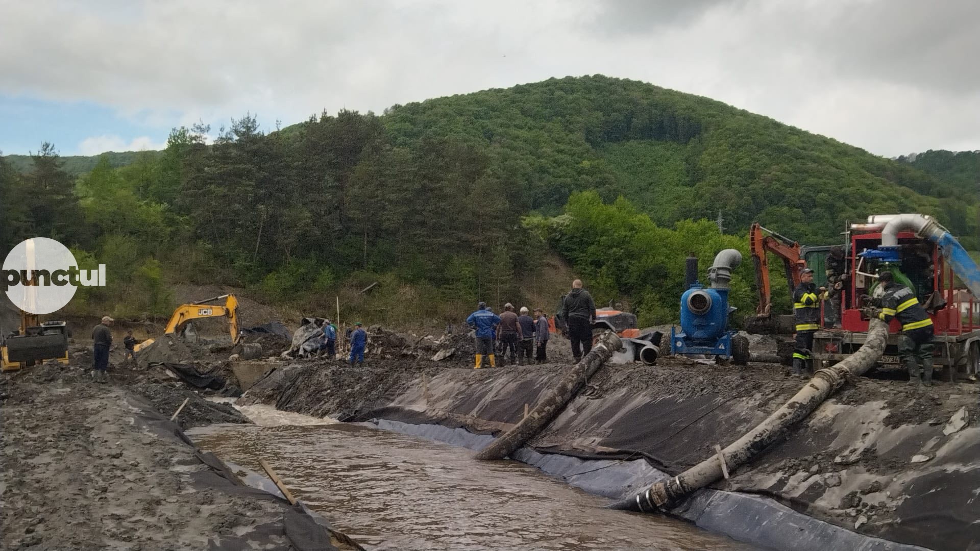 Apele Române Mureș acordă sprijin reprezentanților de la Salina Praid