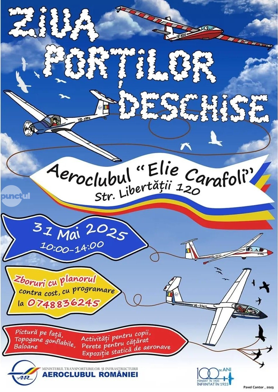 Ziua Porților Deschise la Aeroclubul din Târgu Mureș