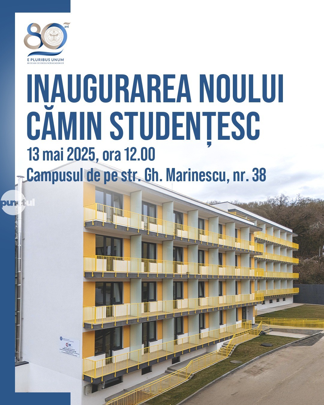Ministrul Dezvoltării inaugurează marți noul cămin studențesc de pe strada Gh.Marinescu