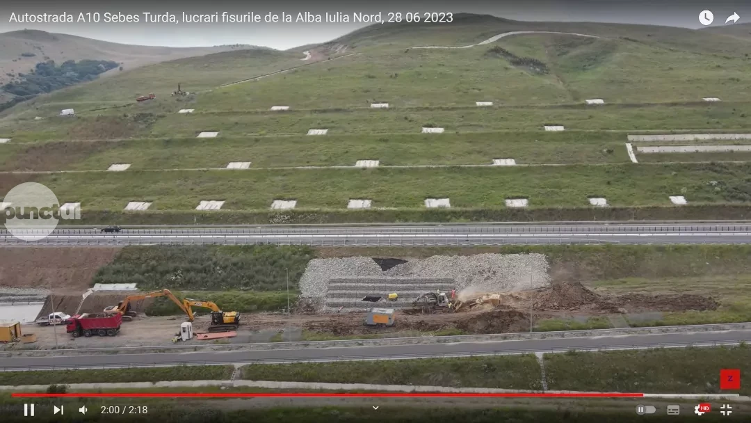 Restricții de circulație pe Autostrada A10 Sebeș – Turda, au loc din nou reparații