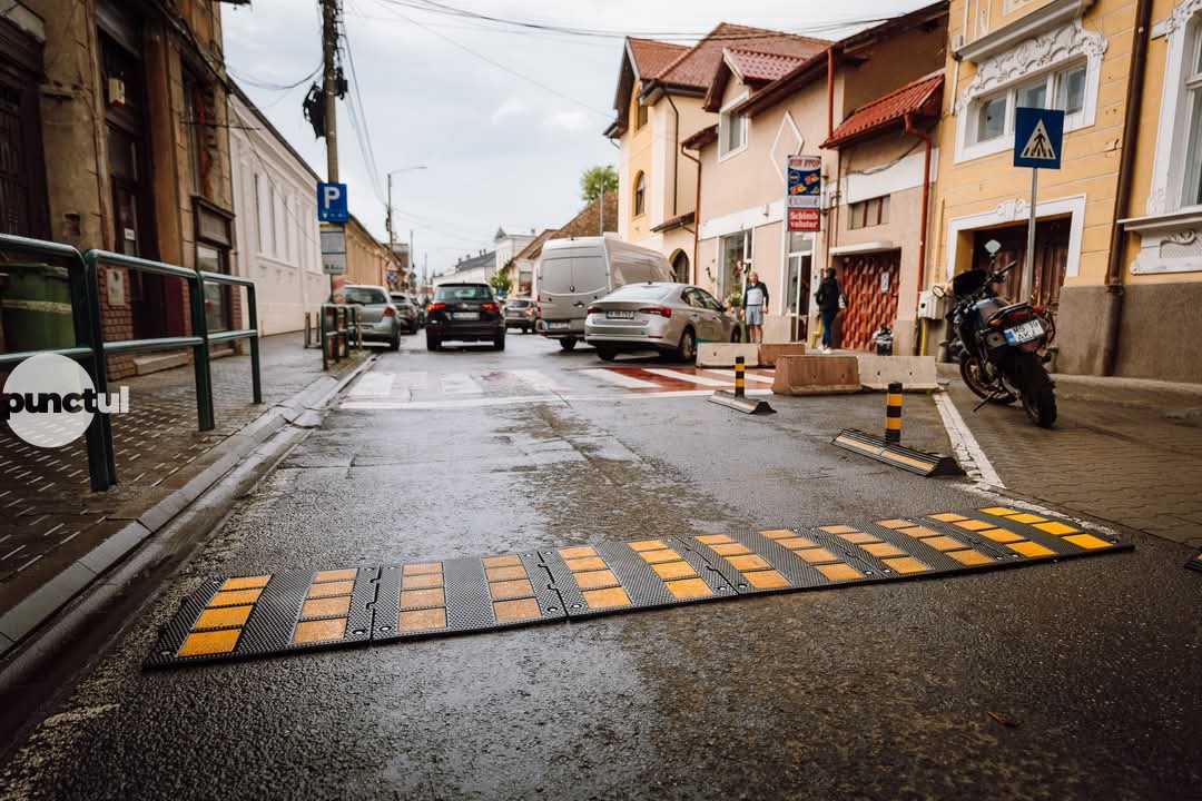 Limitator de viteză pe strada Horea