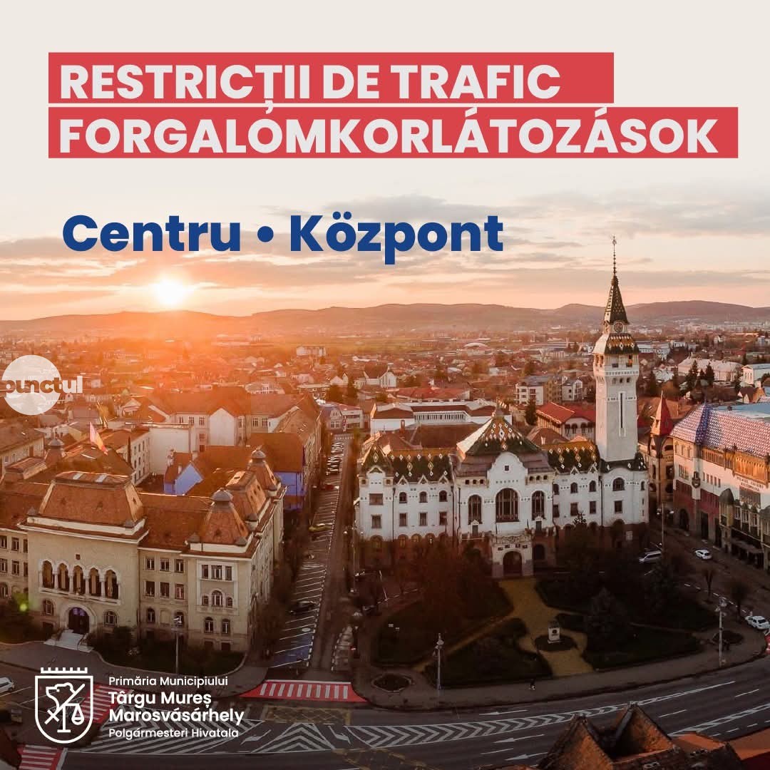Atenție, șoferi! Restricții de trafic în data de 10 mai