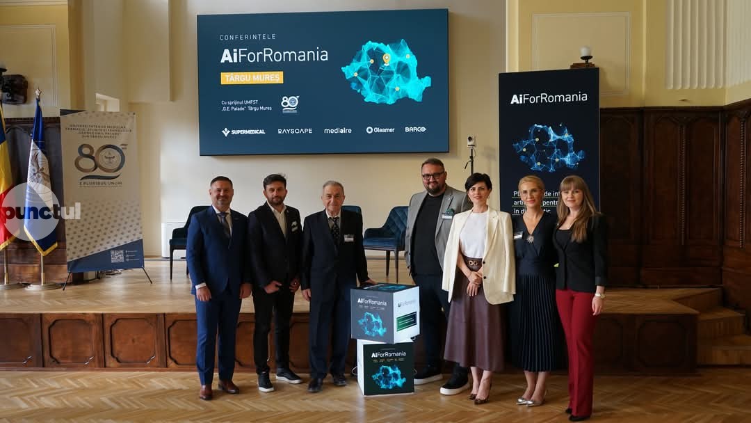 UMFST G.E. a găzduit joi conferința AiForRomania