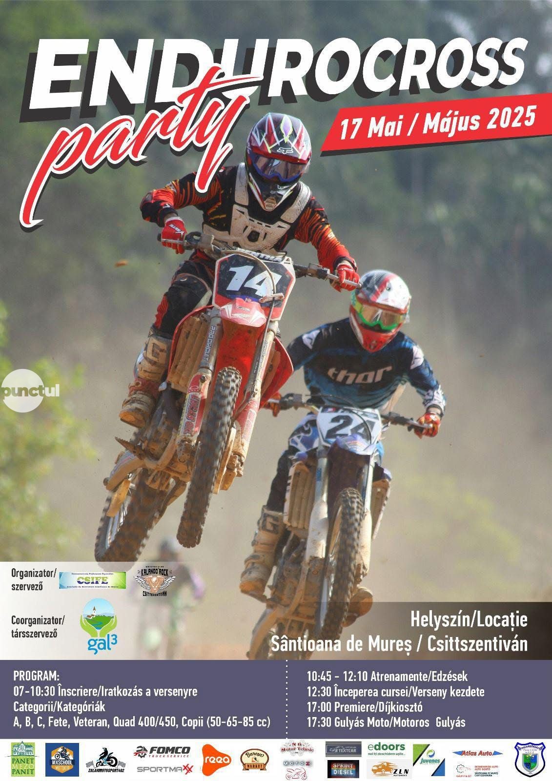 Endurocross la Sântioana de Mureș