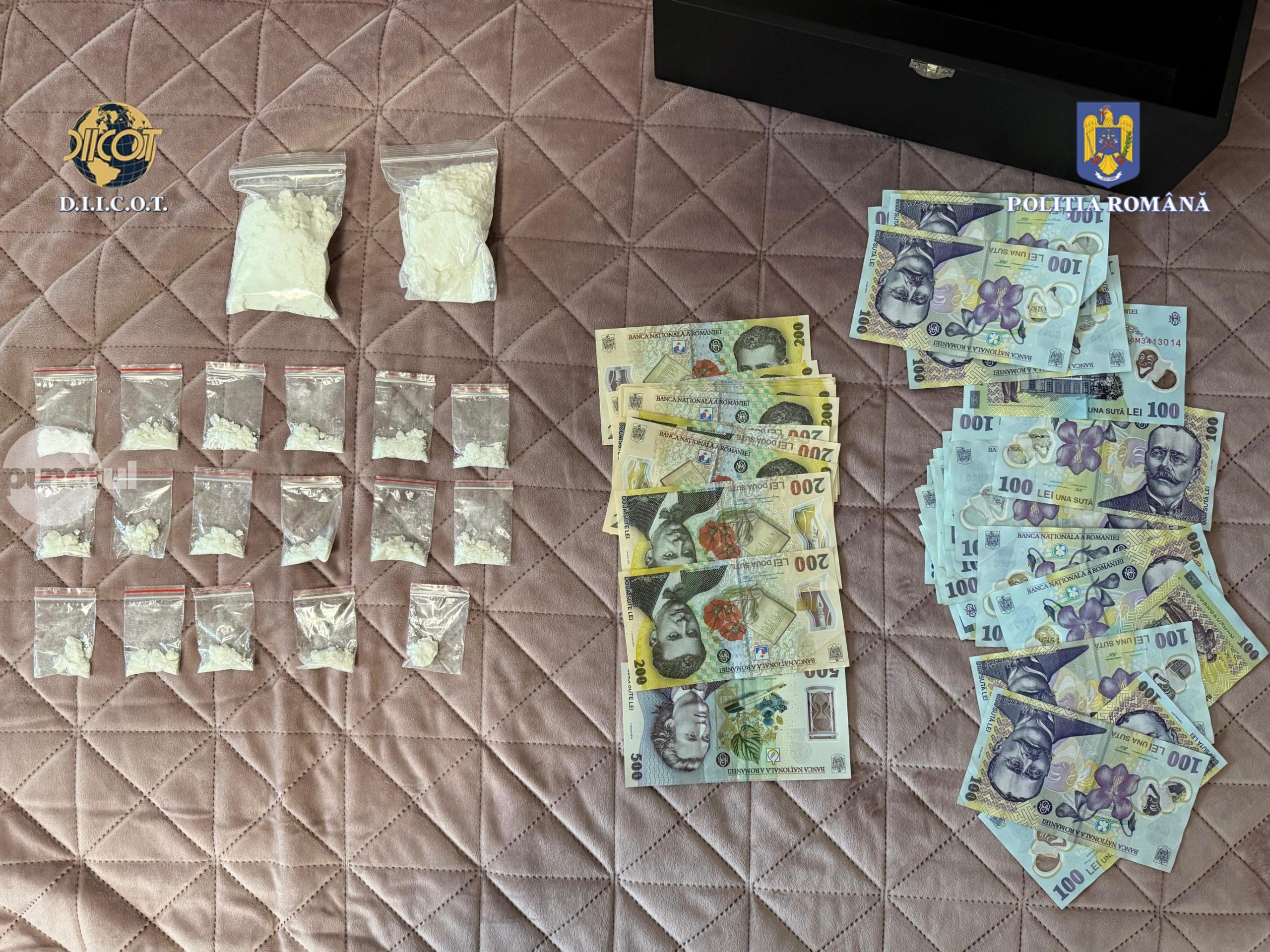 Investigații intr-un dosar de trafic de droguri de mare risc la Târgu Mureș