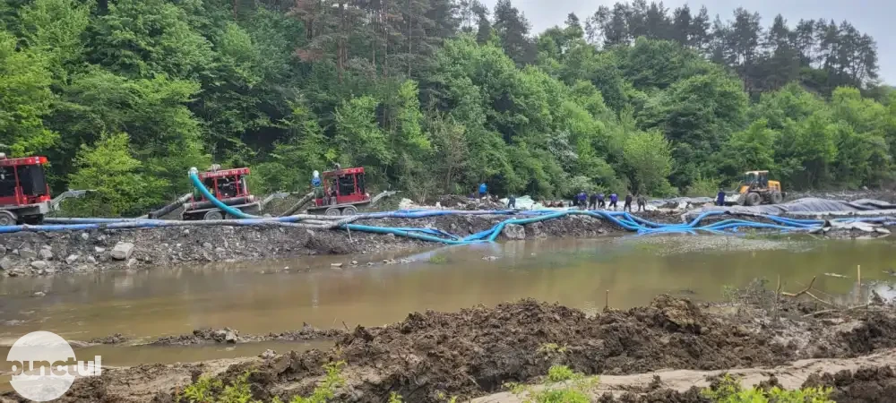 CJ Harghita a alocat de urgență 400.000 lei comunei Praid pentru stoparea infiltrațiilor de apă în salină