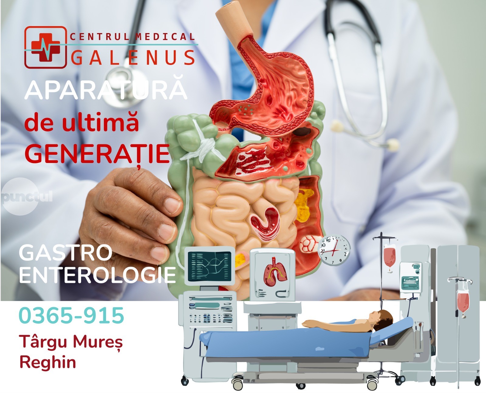GASTROENTEROLOGIE modernă, acum la Centrul Medical GALENUS