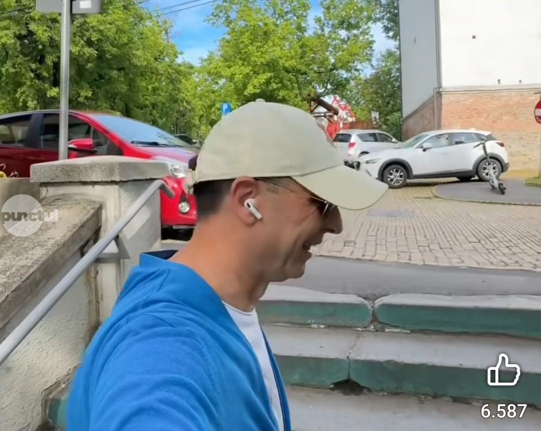 Dan Negru dezamăgit de scările RÁKOCZI din Târgu Mureș