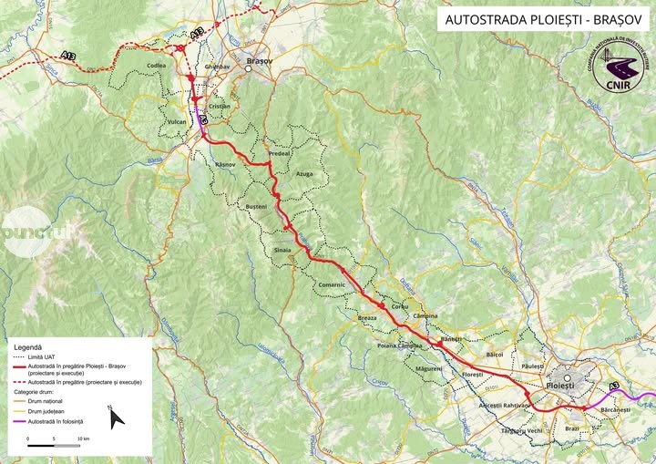 Ce se mai întâmplă cu autostrada A3 Brașov-Ploiești, pe Valea Prahovei