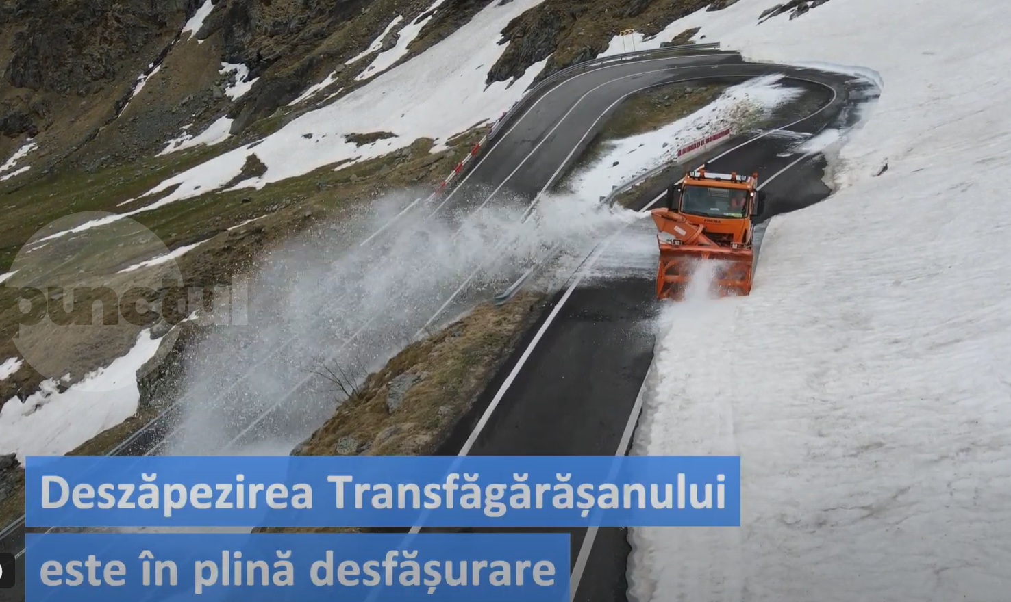 Transfăgărăşanul se va deschide în următoarele două săptămâni (video)
