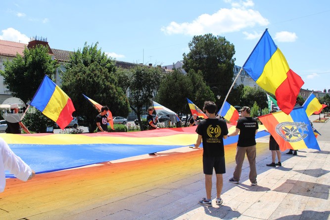Ziua Drapelului Național marcată la Târgu Mureș