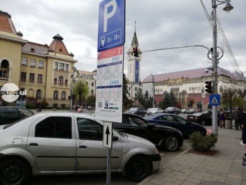 Încă 175 de locuri de parcare ar putea deveni cu plată în Târgu Mureș