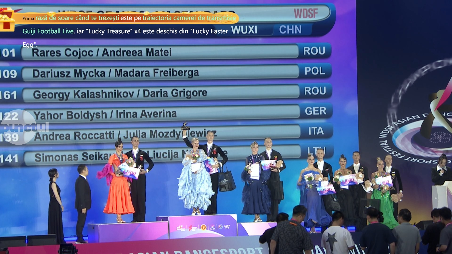 România intră în istoria dansului mondial: Rareș Cojoc & Andreea Matei aduc acasă aurul de la Wuxi 2025!