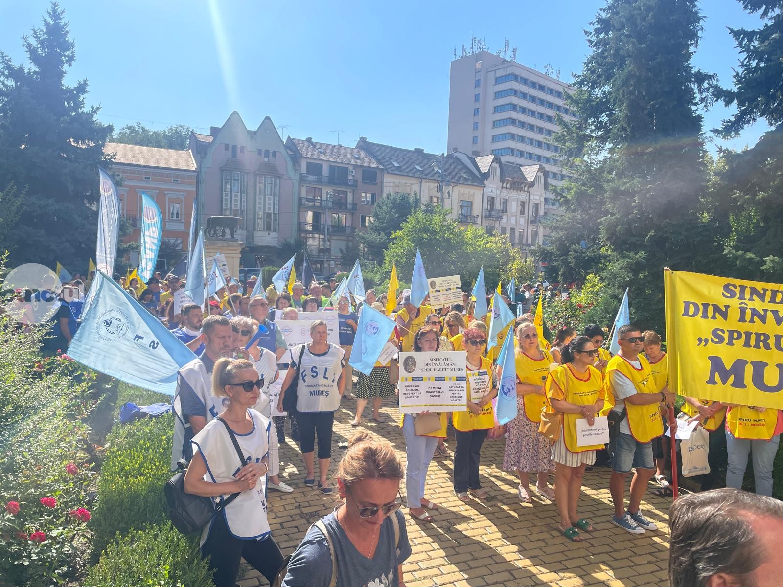 Sindicatele din Mureș protestează împotriva politicilor economice și sociale ale Guvernului