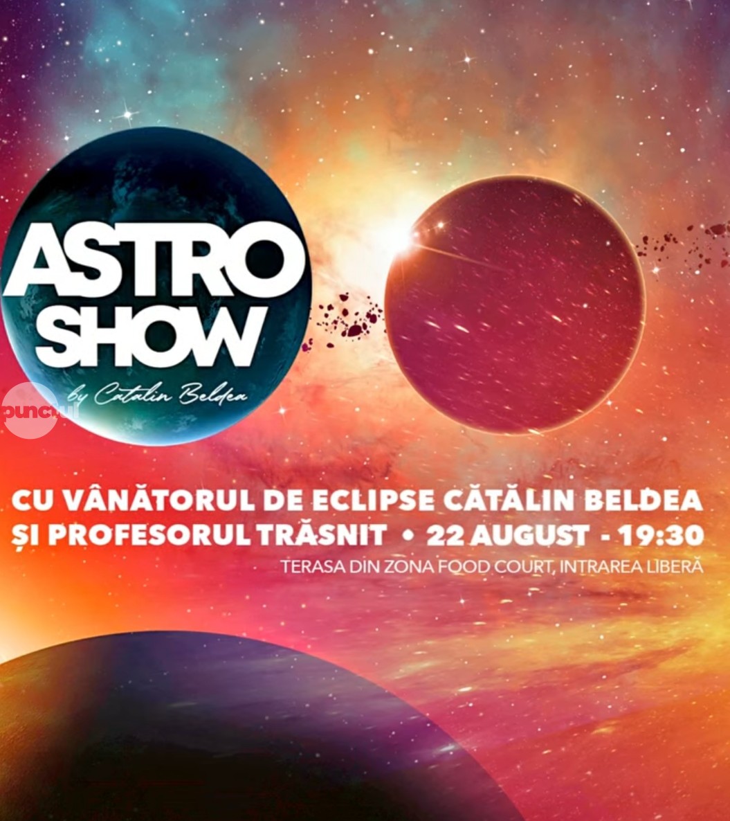 Cel mai cool spectacol astronomic al verii la Târgu Mureș : AstroShow – “WHAT IF…