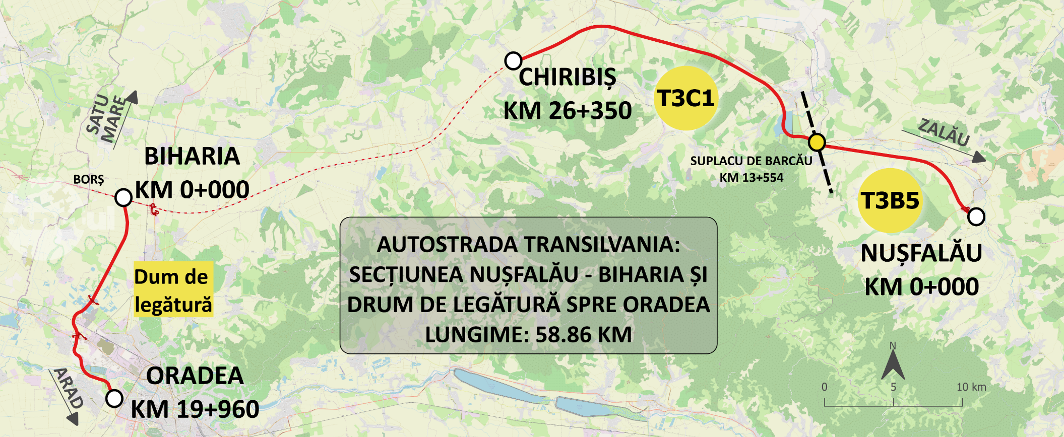 20,8 milioane lei doar pentru supervizarea lucrărilor pe A3, tronsonul Chiribiș-Biharia