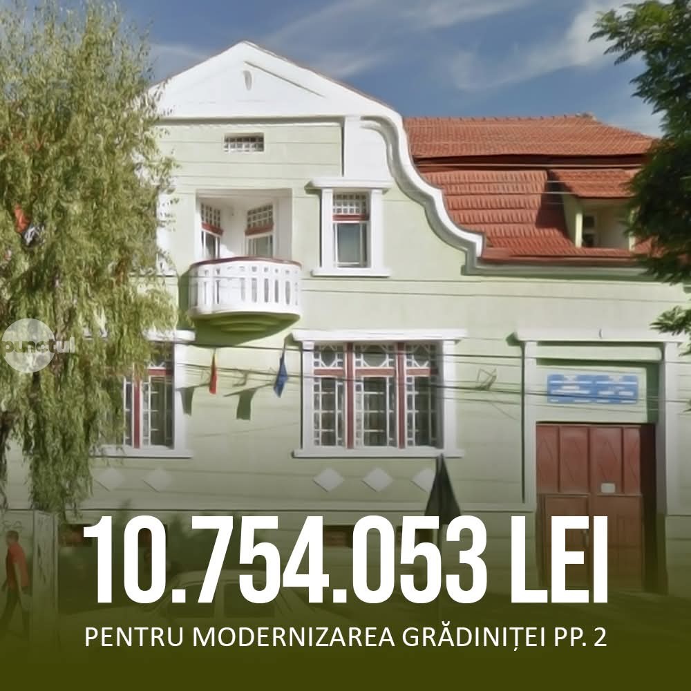 Gradinita nr. 2 din Reghin va trece printr-un proces de modernizare cu mai mult de  10,7 milioane lei