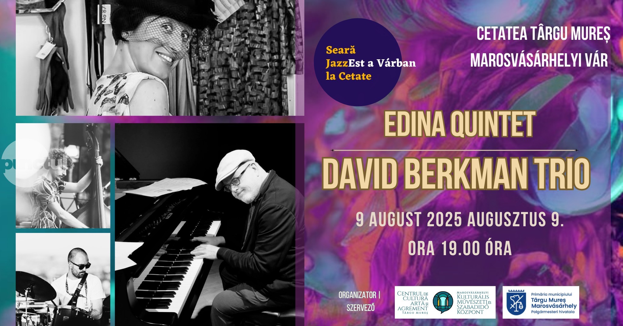 Seară Jazz la Cetate – o întâlnire de excepție între jazzul local și cel american la Cetatea Medievală din Târgu Mureș