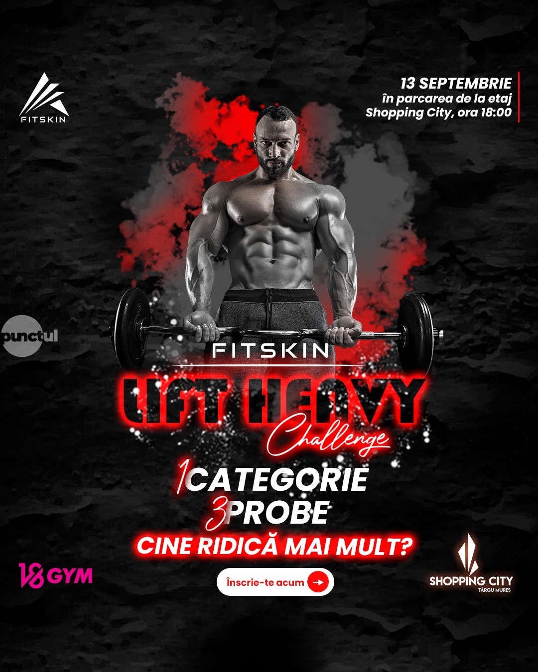 𝐅𝐢𝐭𝐬𝐤𝐢𝐧 𝐋𝐢𝐟𝐭 𝐇𝐞𝐚𝐯𝐲 𝐂𝐡𝐚𝐥𝐥𝐞𝐧𝐠𝐞 la Shopping City Târgu Mureș